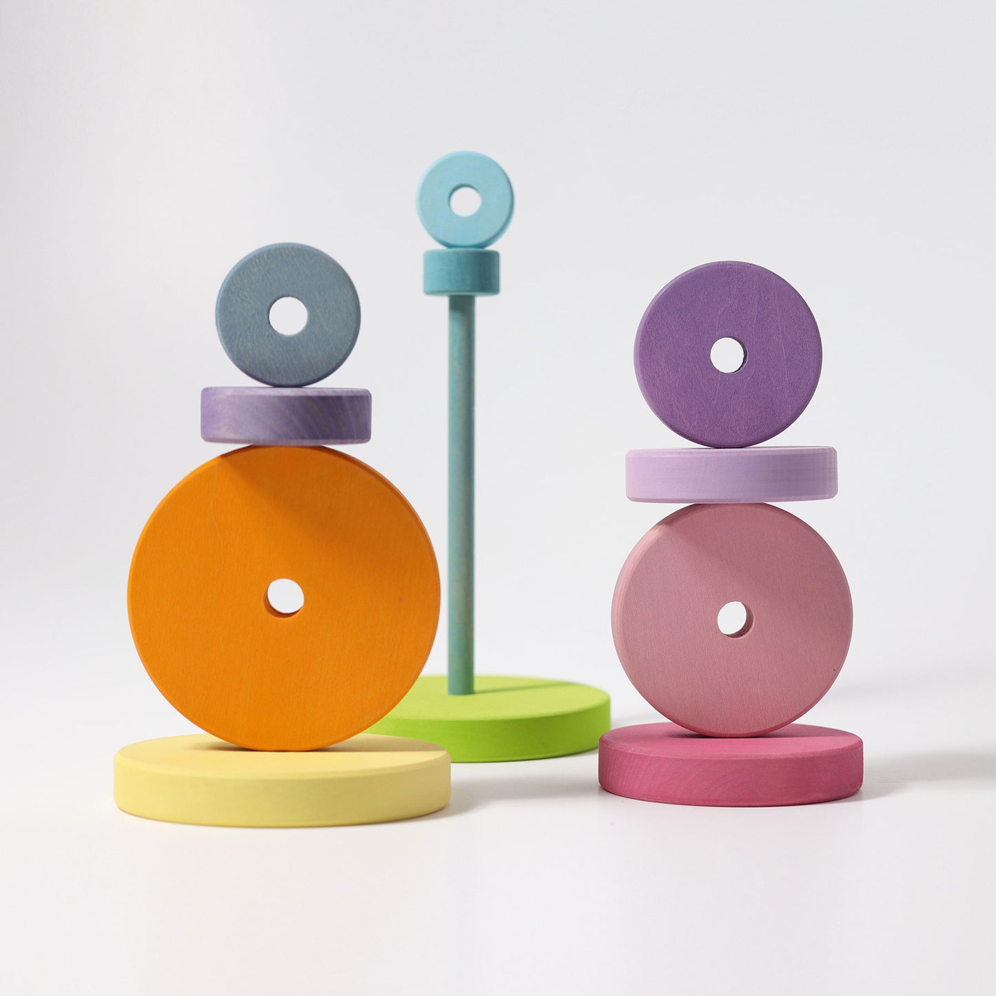 Grimm's Pastel Conical Tower - Bueno Blocks