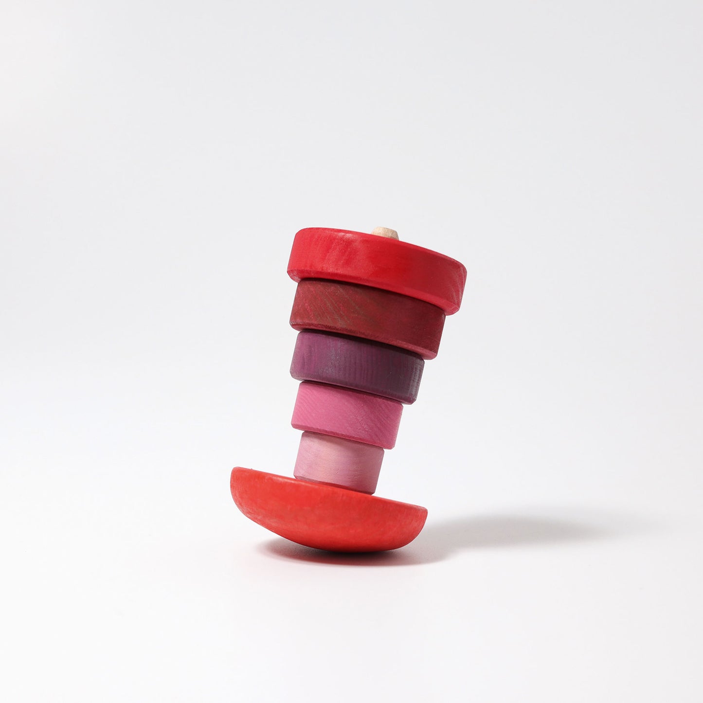 Grimm's Pink Wobbly Stacking Tower Malaysia - Bueno Blocks