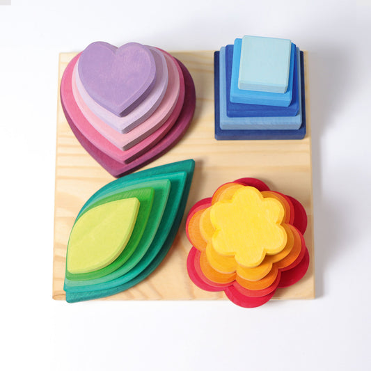 Grimm's Stacking Game Shapes Malaysia - Bueno Blocks