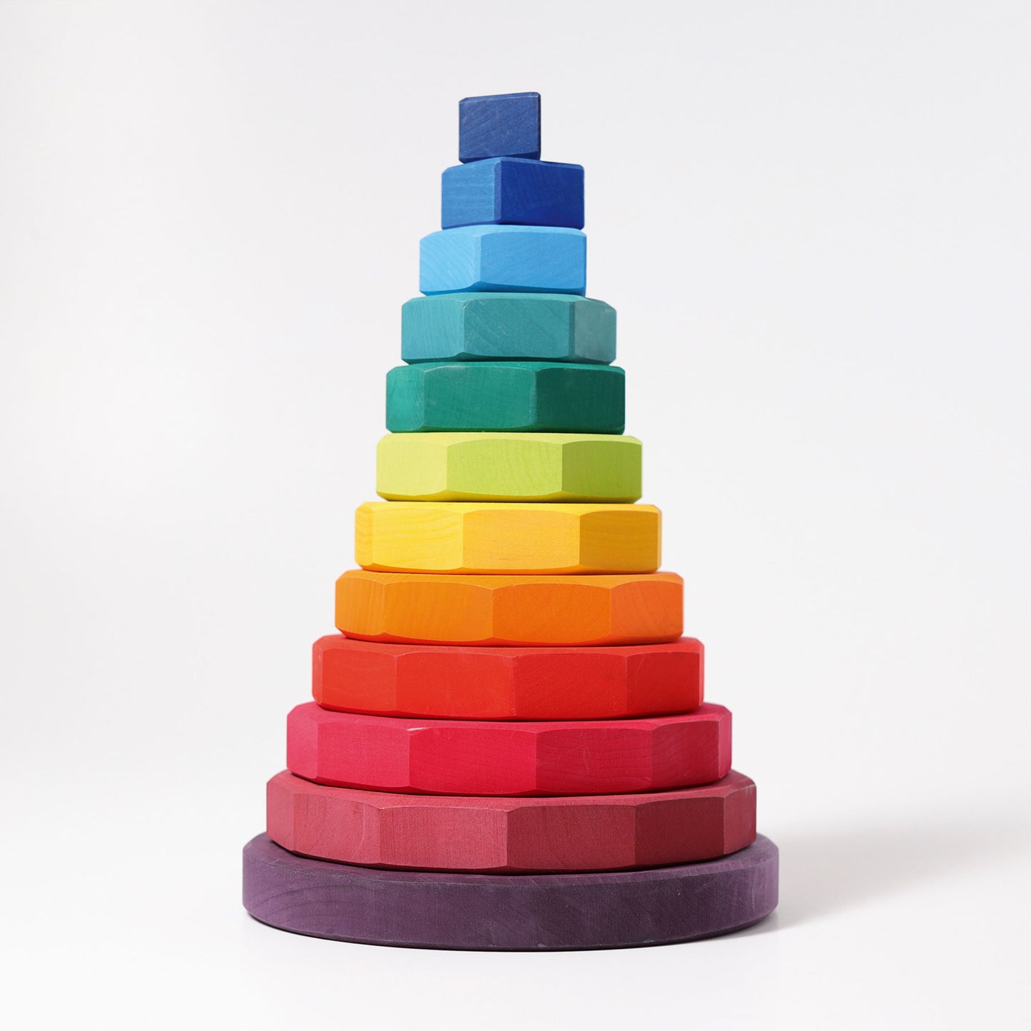 Grimm's Giant Geometrical Stacking Tower - Bueno Blocks