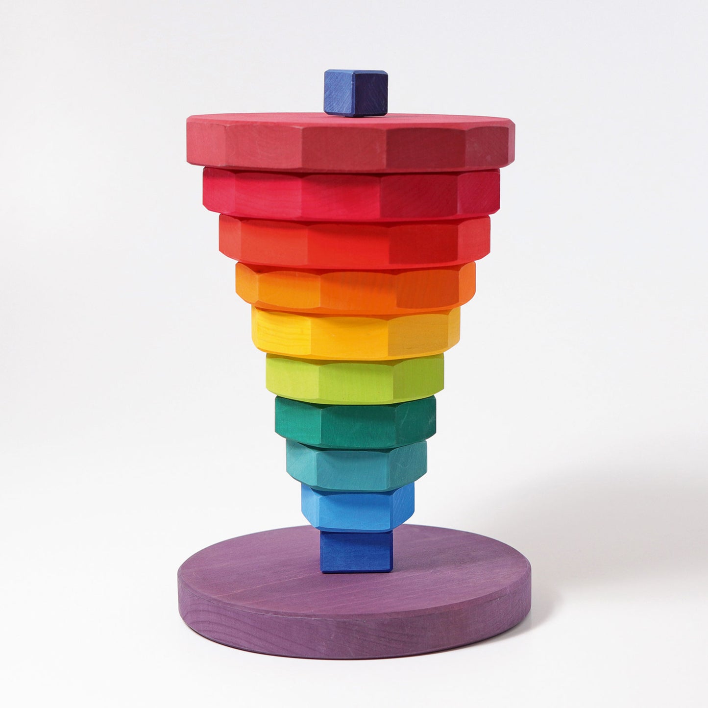 Grimm's Giant Geometrical Stacking Tower - Bueno Blocks