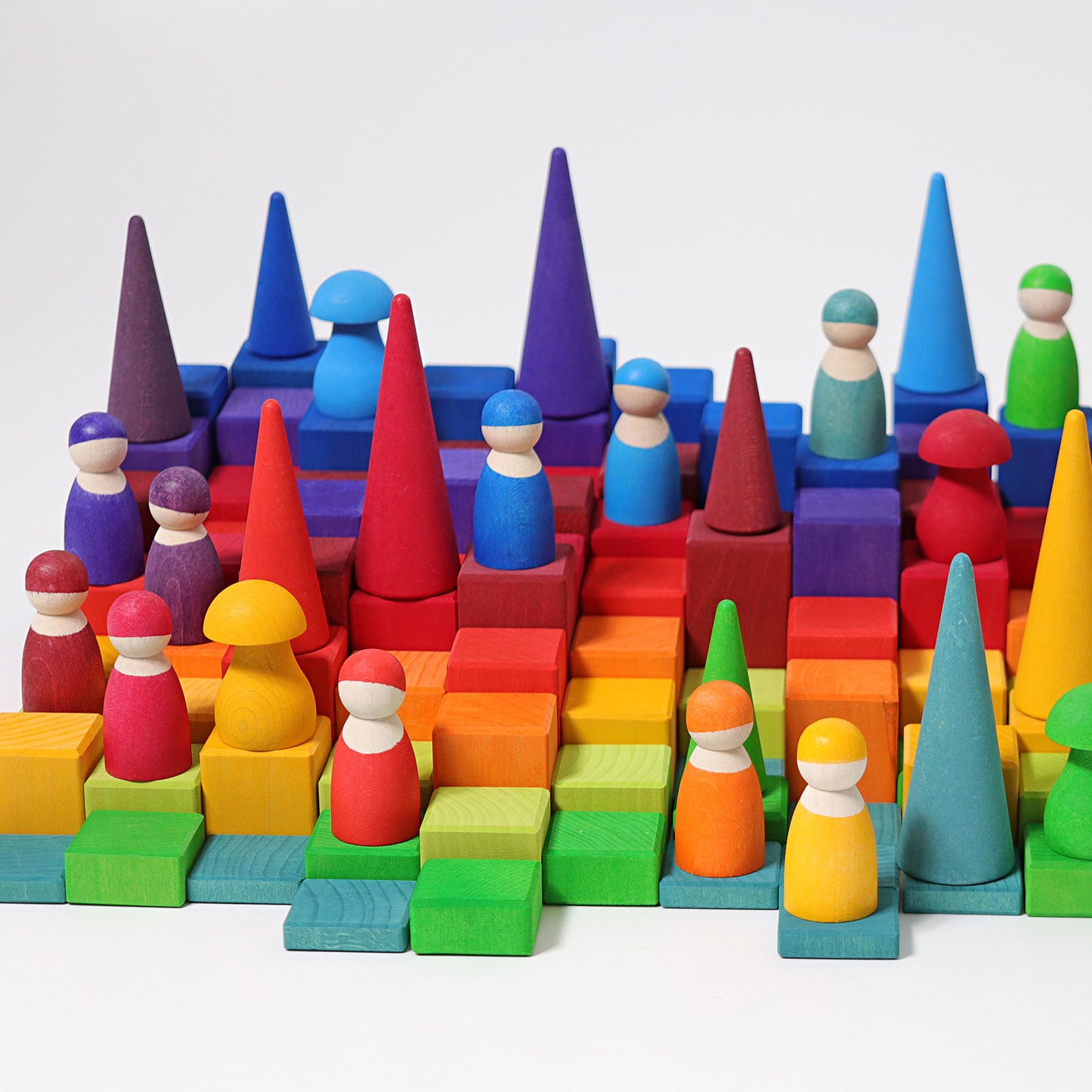Grimm's Large Stepped Counting Blocks - Bueno Blocks