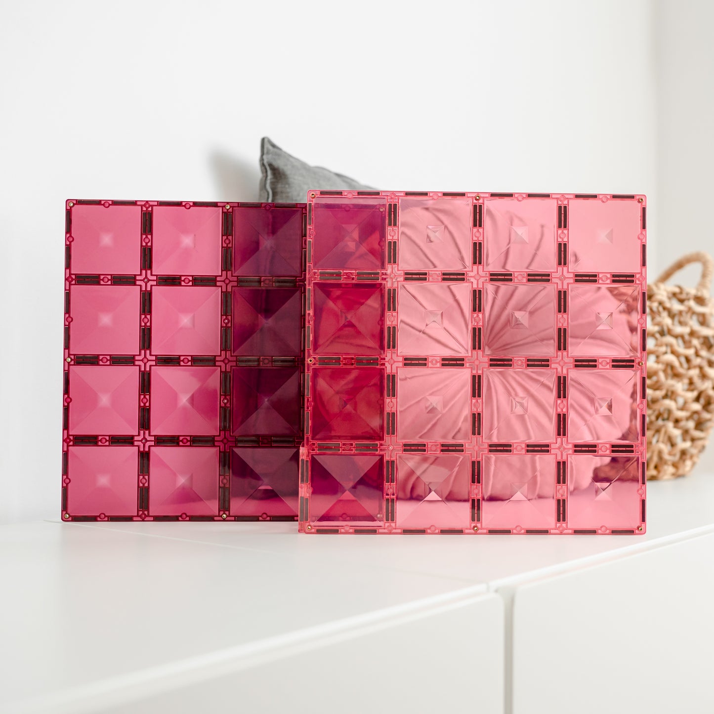 CONNETIX Base Plate Pink & Berry Pack 2pc