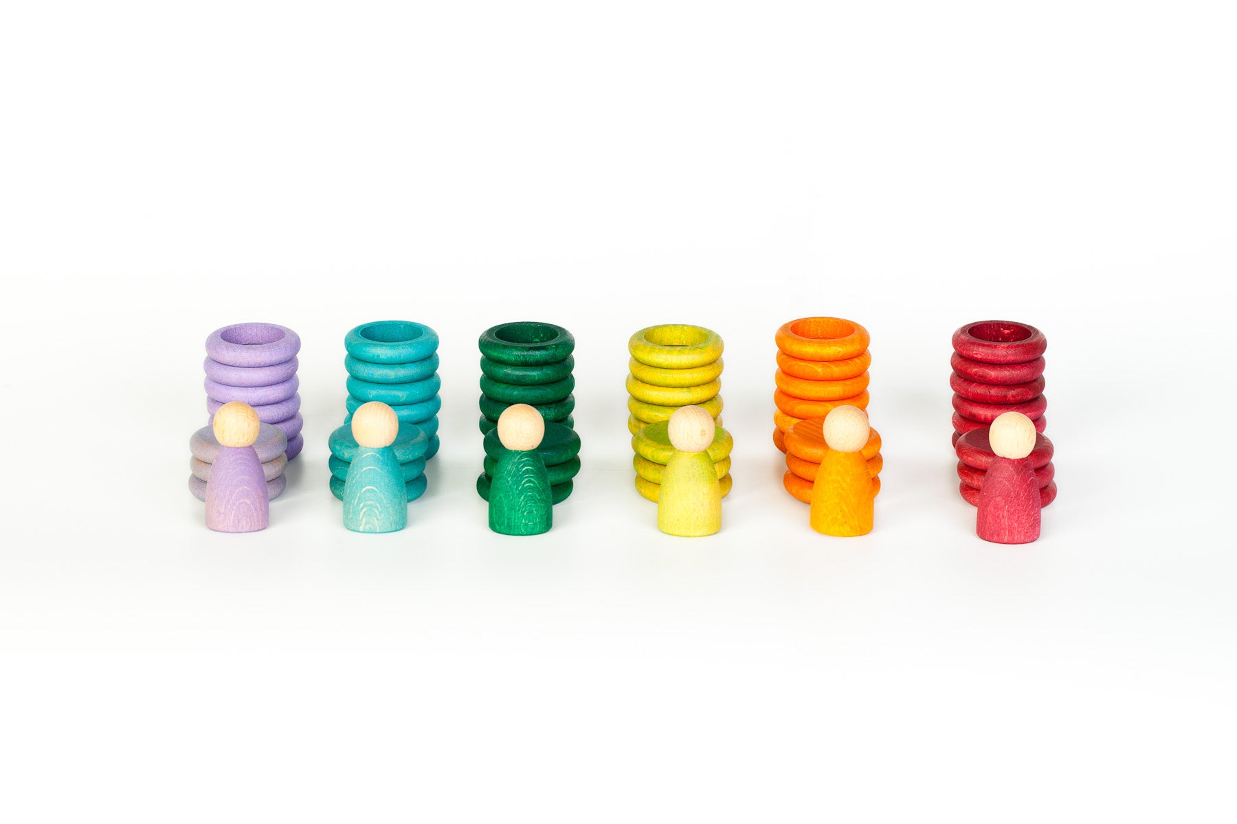 Grapat Nins®, Rings & Coins. No basic colors - Bueno Blocks