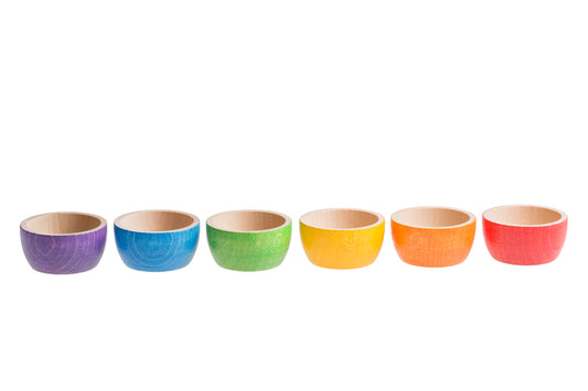 Grapat 6 Bowls (Rainbow Colours)
