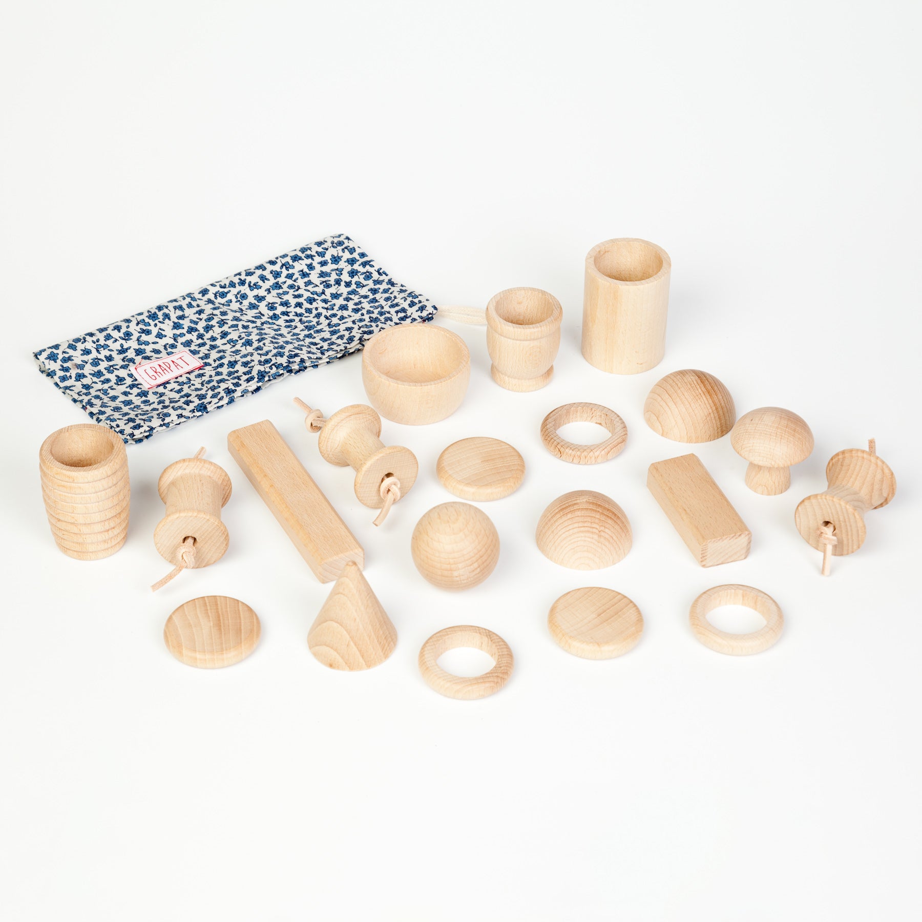 Grapat Treasure Basket 20 Elements - Bueno Blocks