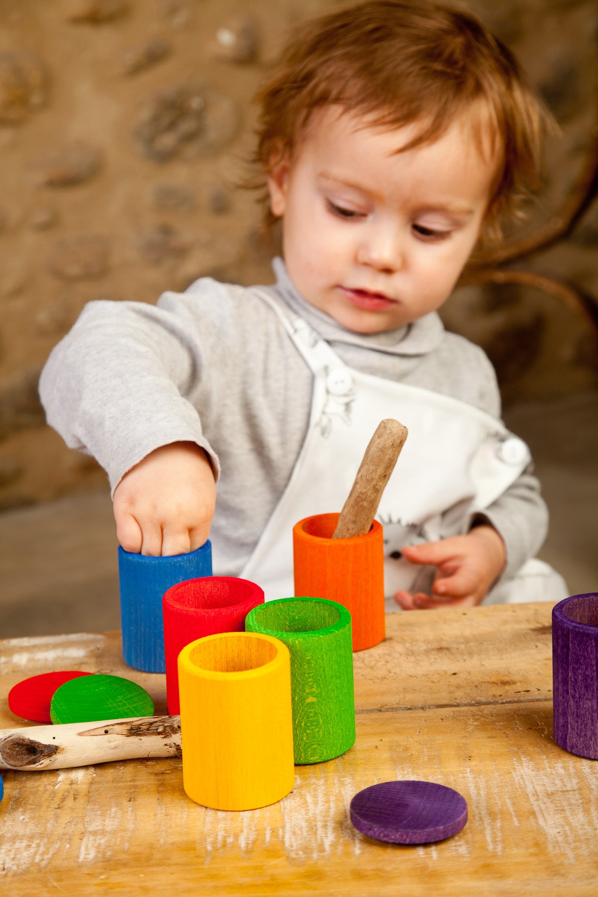 Grapat Coloured Cups with Cover - Bueno Blocks