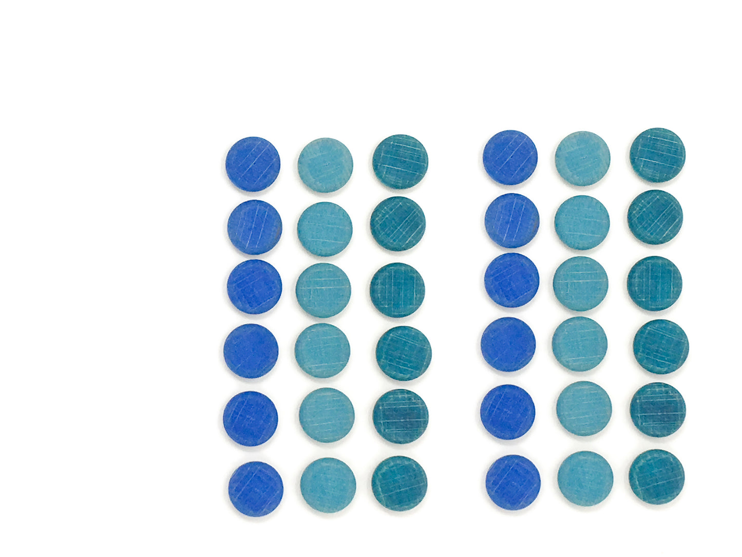 Grapat Mandala Blue Little Coins - Bueno Blocks