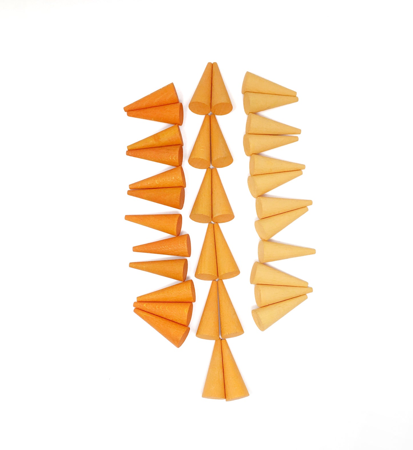 Grapat Mandala Orange Cone - Bueno Blocks