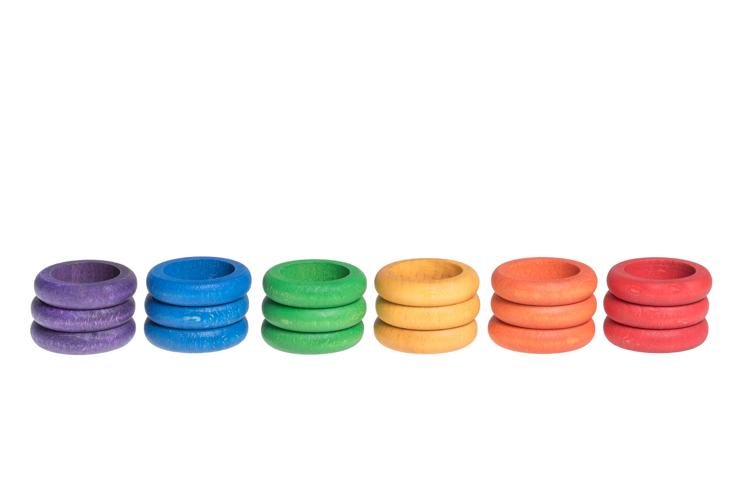 Grapat Rings (6 Rainbow Colours) - Bueno Blocks