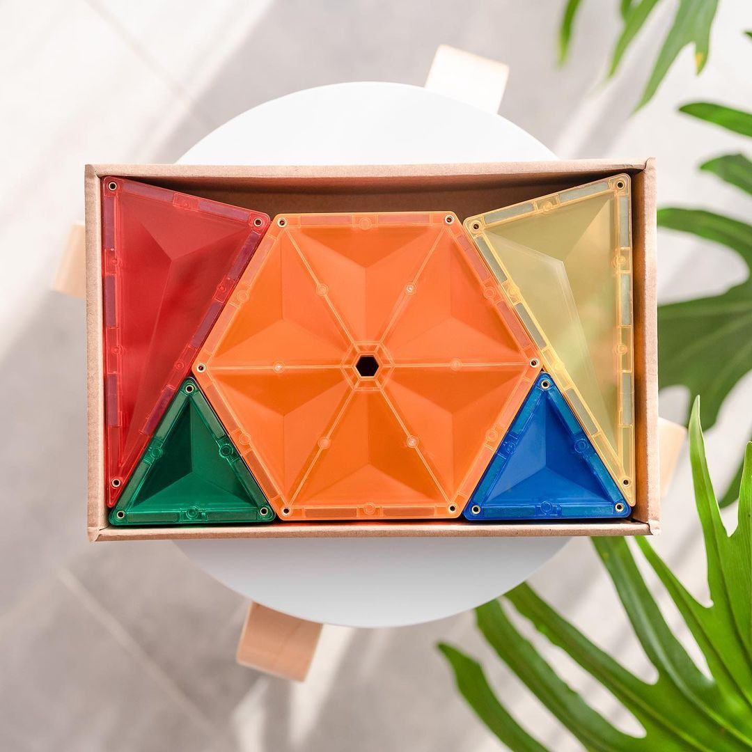 CONNETIX Rainbow Geometry Pack 30pc