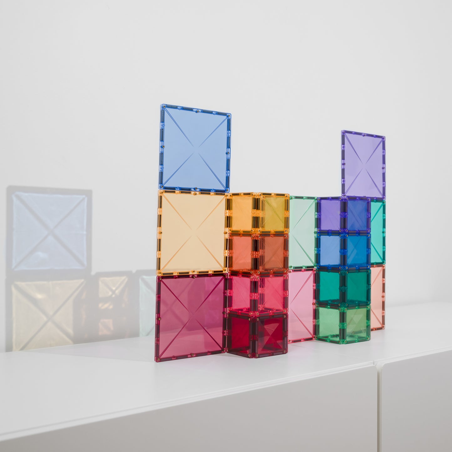 CONNETIX Pastel Square Pack 40pc