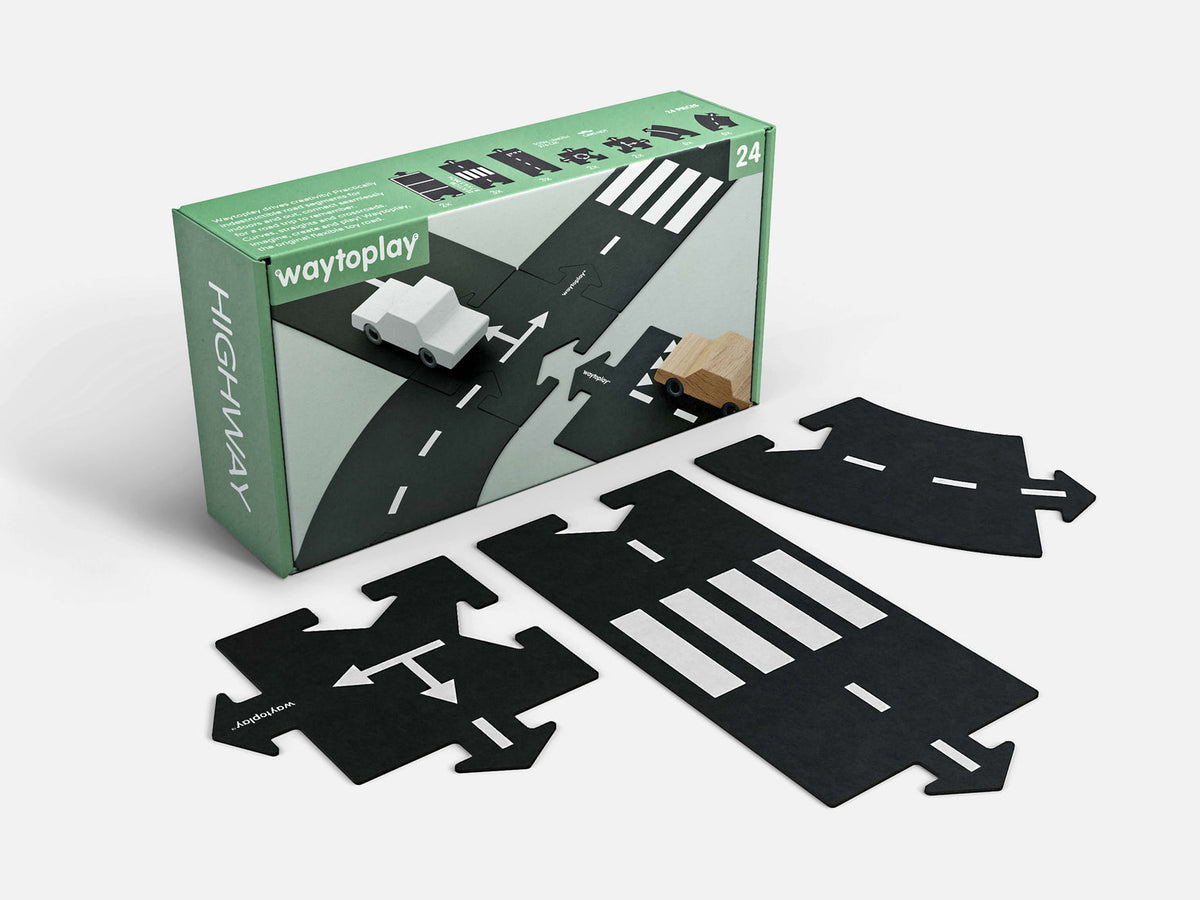 Waytoplay Highway 24 pieces - Bueno Blocks