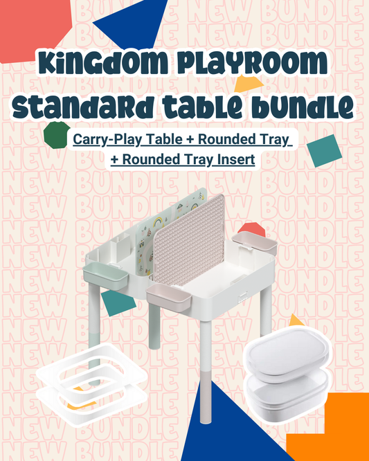 BUNDLE *NEW Basic 2025* Kingdom Playroom Carry-Play™ Kids Table