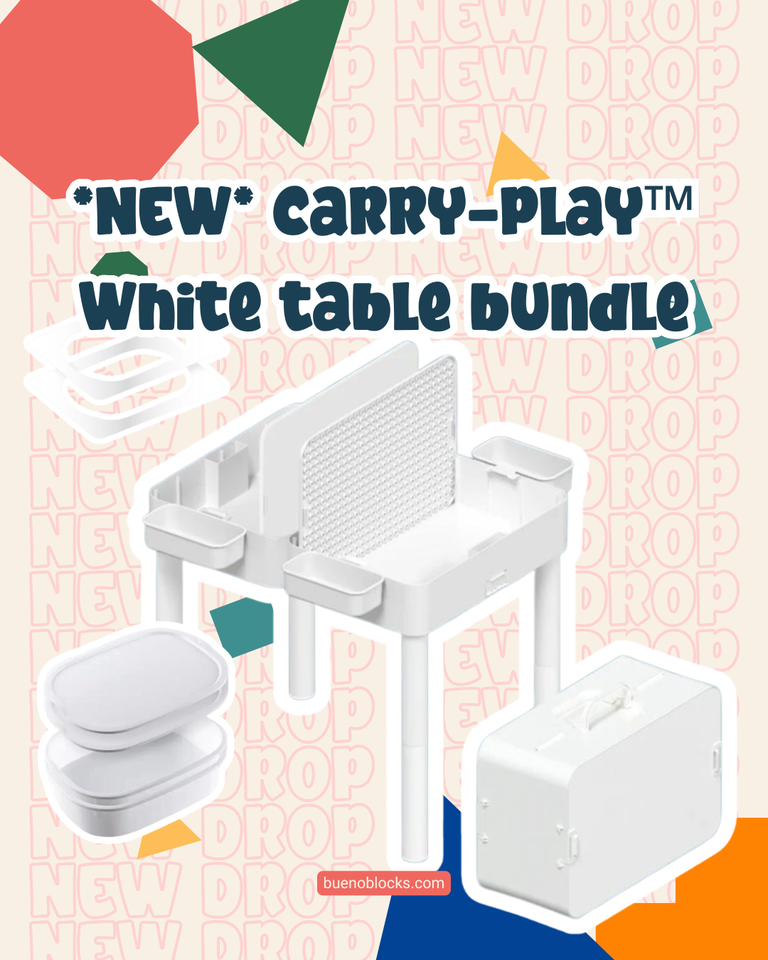 BUNDLE *NEW* Kingdom Playroom Carry-Play™ Kids Table