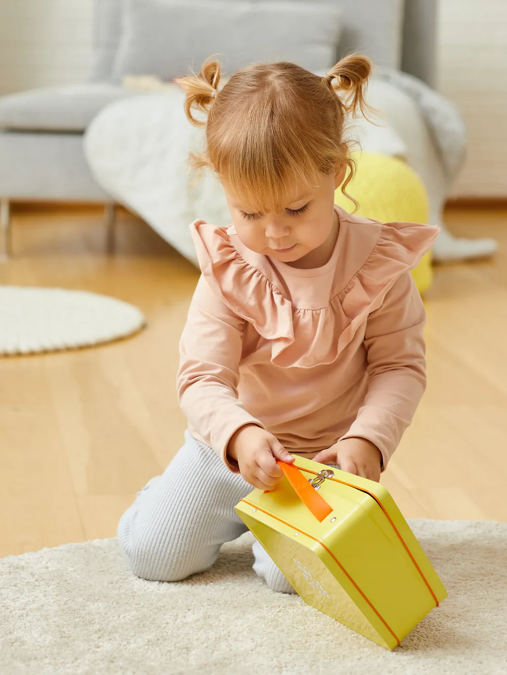 PLUS PLUS BIG Suitcase Yellow 70pcs