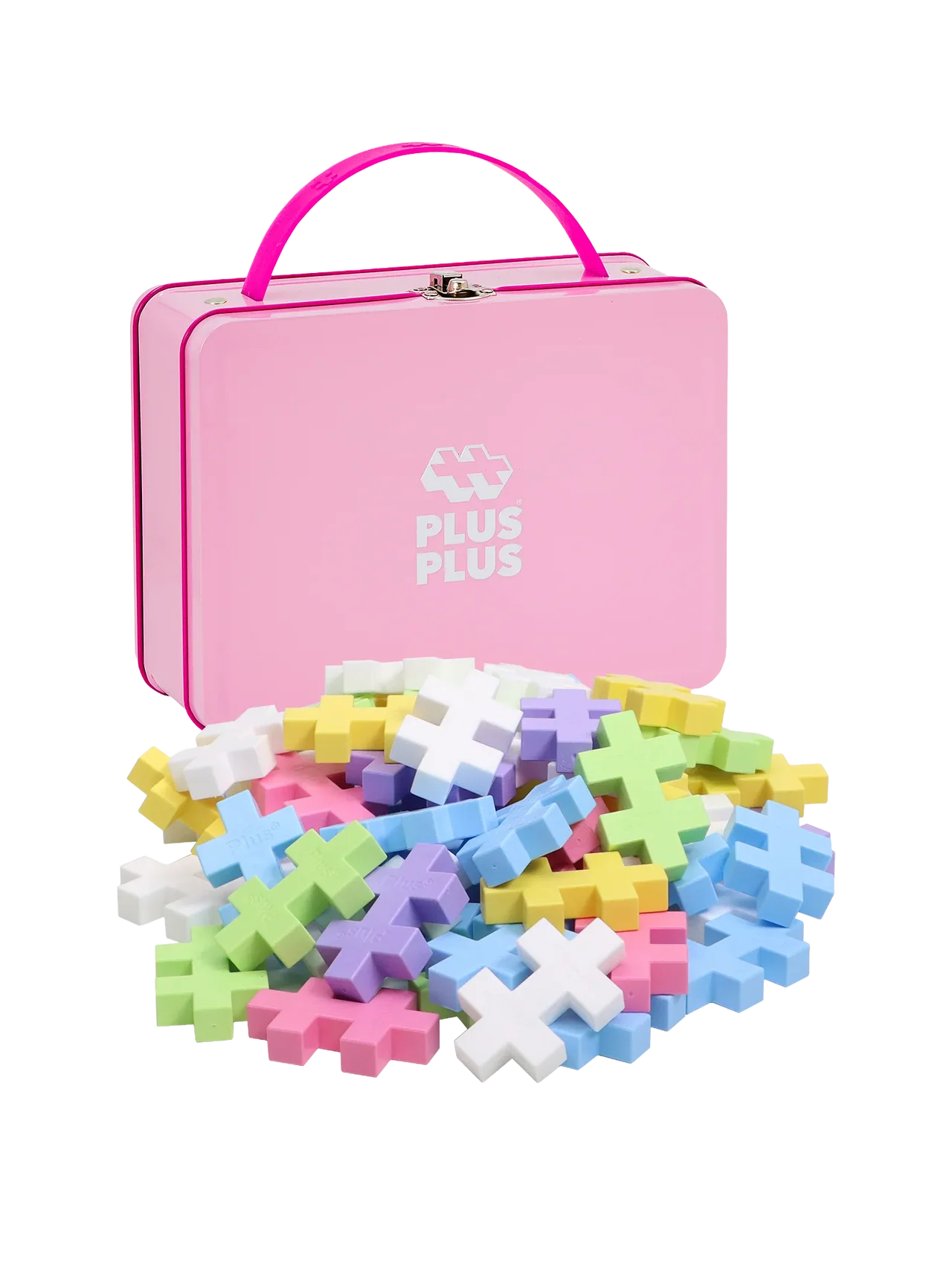PLUS PLUS BIG Suitcase Pink 70pcs