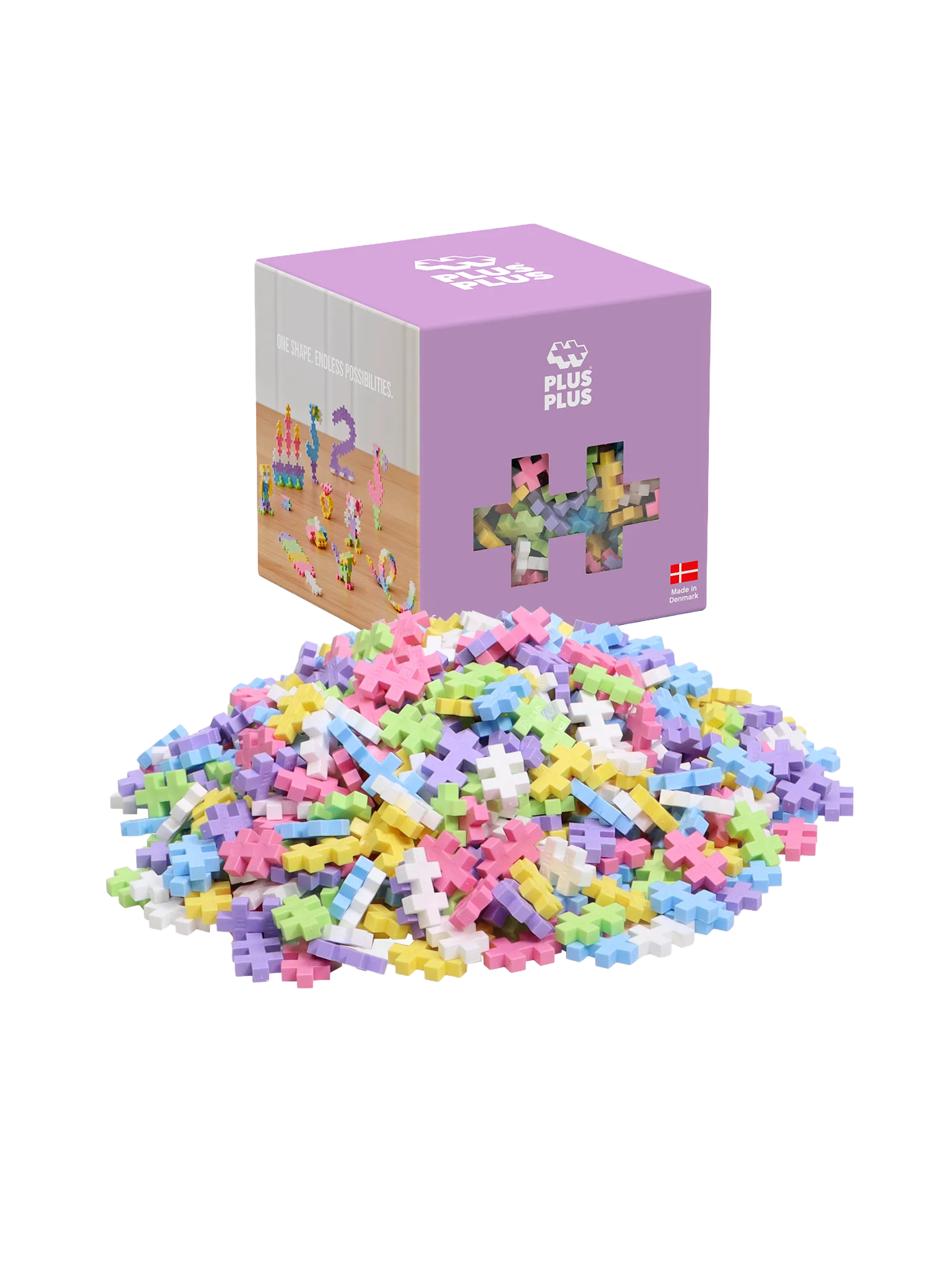 PLUS PLUS Pastel Color Mix 600pcs - Bueno Blocks
