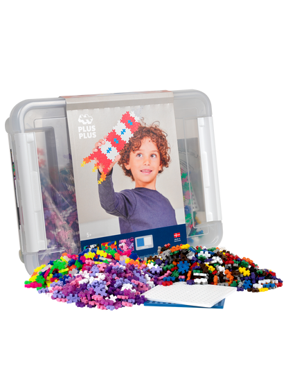 PLUS PLUS Storage Box Mix 2400pcs - Bueno Blocks