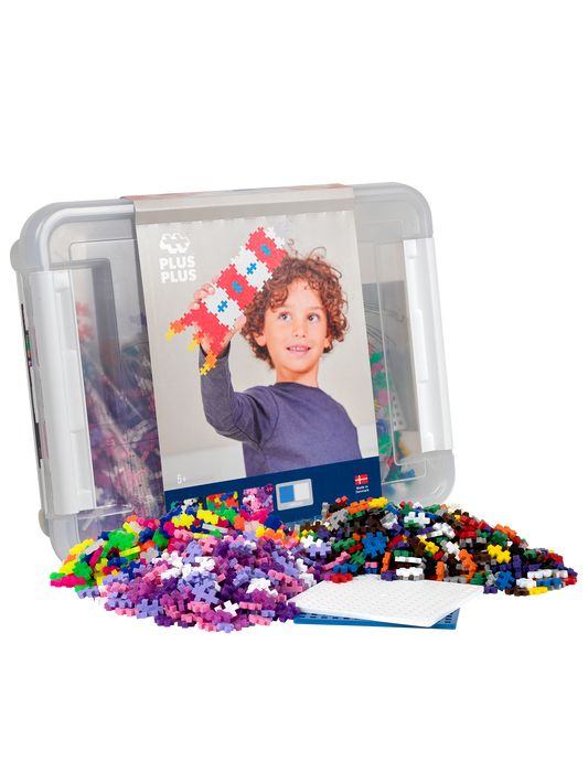 PLUS PLUS Storage Box Mix 2400pcs - Bueno Blocks