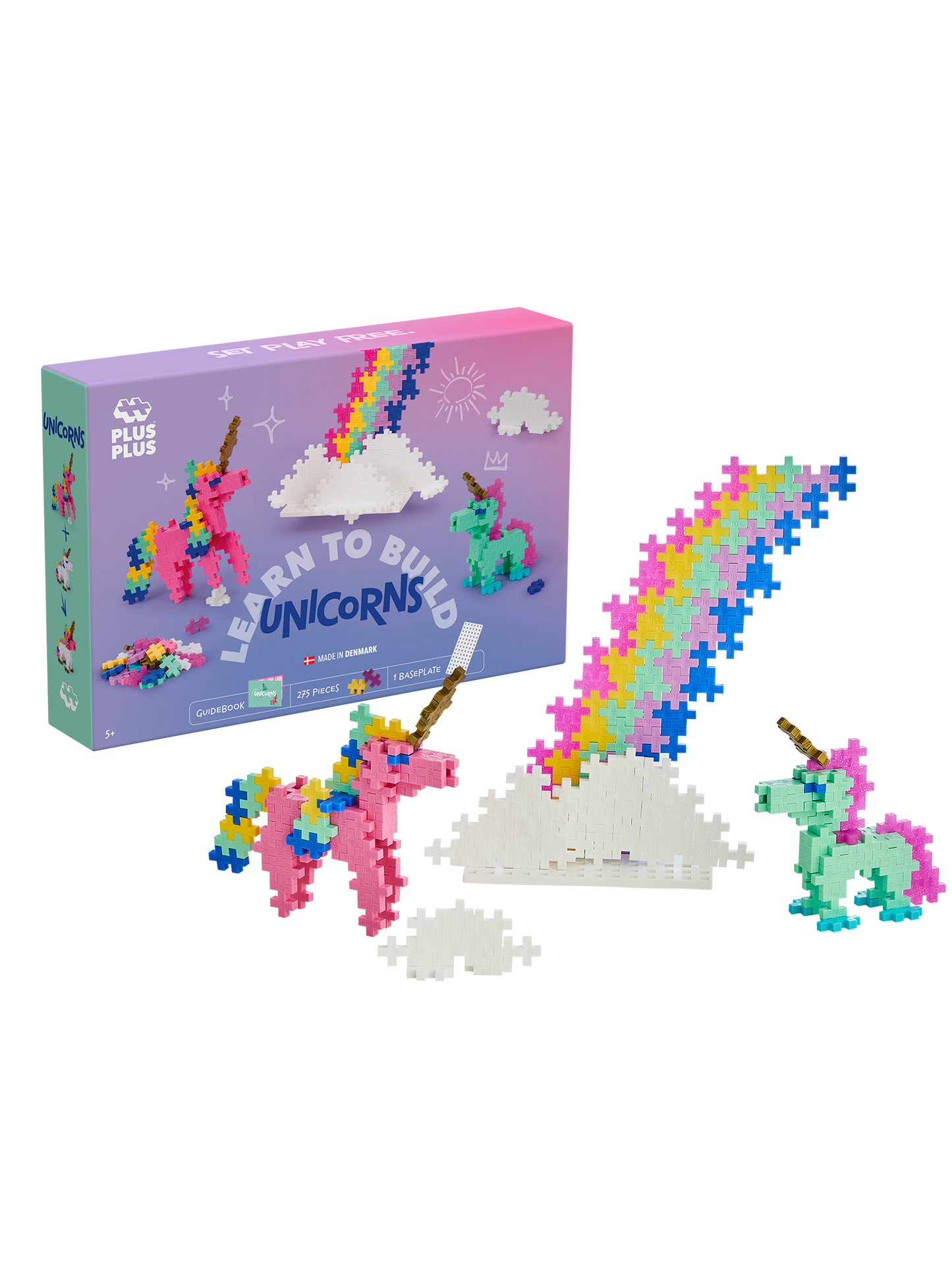 PLUS PLUS Learn to Build Unicorns 240pcs - Bueno Blocks
