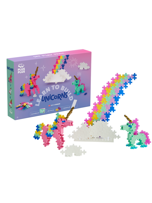 PLUS PLUS Learn to Build Unicorns 240pcs - Bueno Blocks