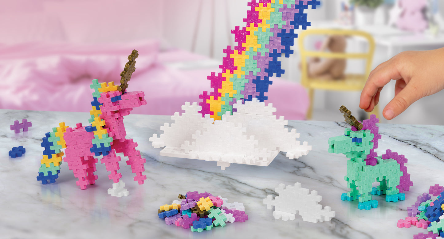 PLUS PLUS Learn to Build Unicorns 240pcs