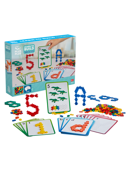 PLUS PLUS Learn to Build ABC & 123 600pcs - Bueno Blocks