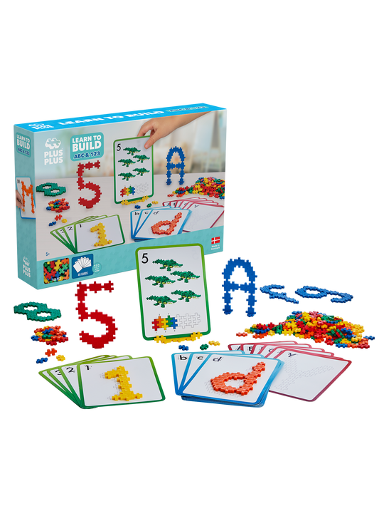 PLUS PLUS Learn to Build ABC & 123 600pcs - Bueno Blocks