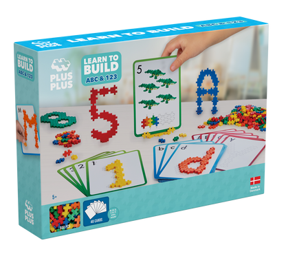 PLUS PLUS Learn to Build ABC & 123 600pcs
