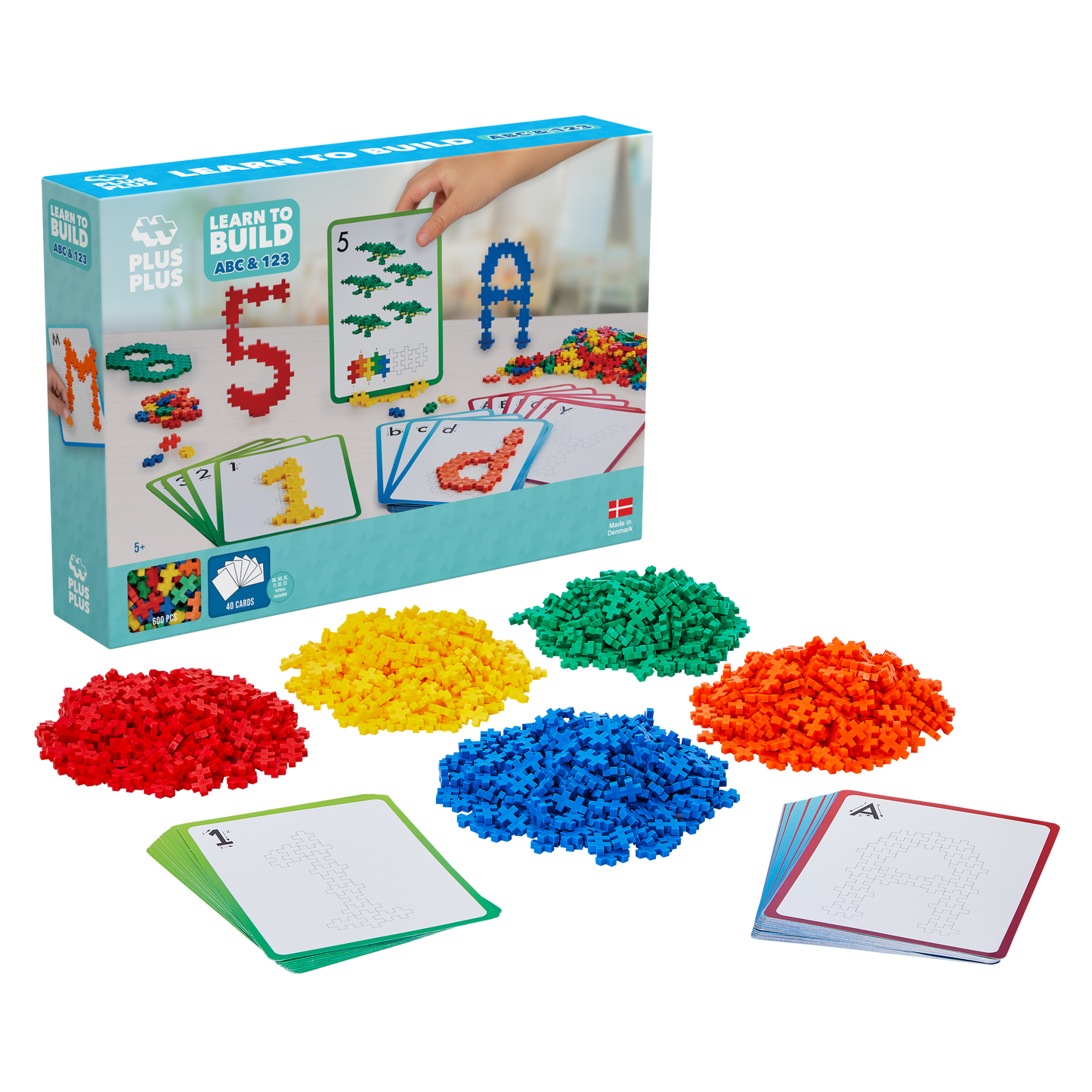 PLUS PLUS Learn to Build ABC & 123 600pcs