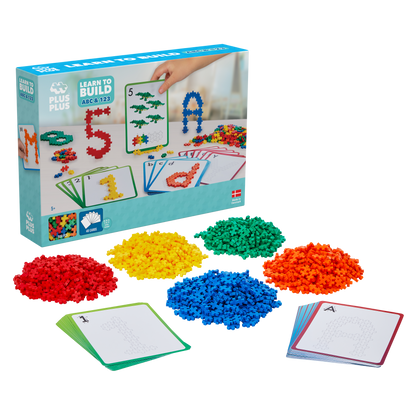 PLUS PLUS Learn to Build ABC & 123 600pcs