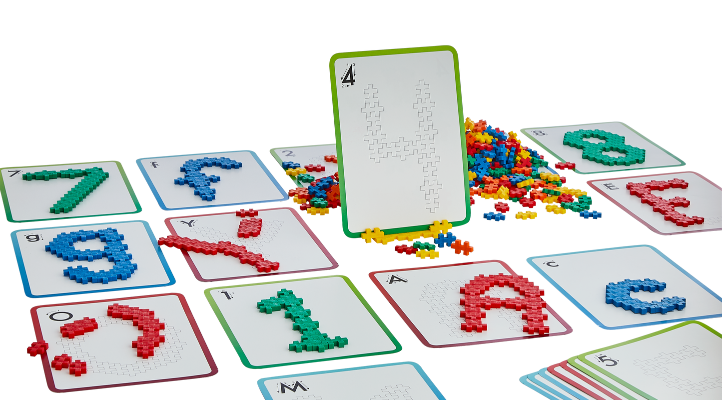 PLUS PLUS Learn to Build ABC & 123 600pcs