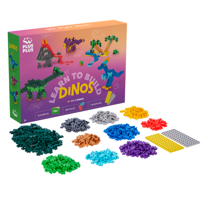 PLUS PLUS Learn to Build Dinosaurs 600pcs