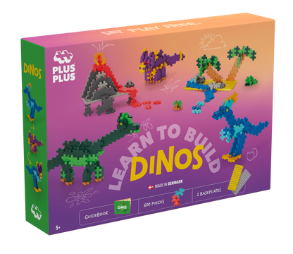 PLUS PLUS Learn to Build Dinosaurs 600pcs