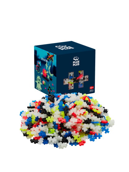 PLUS PLUS Glow Color Mix 600pcs - Bueno Blocks