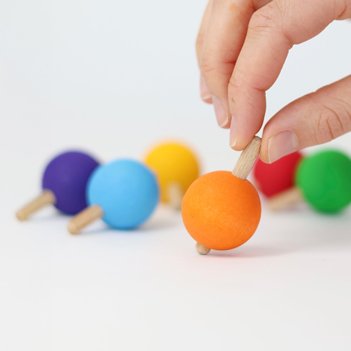GRIMM'S Rainbow Spinning Tops 2025