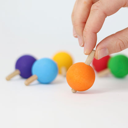 GRIMM'S Rainbow Spinning Tops 2025