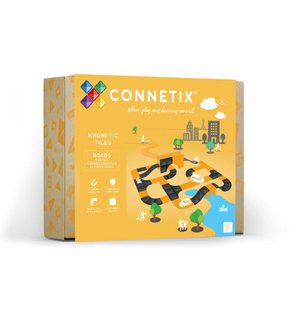 Connetix Tiles Roads Ramps & Intersection Pack 16pc