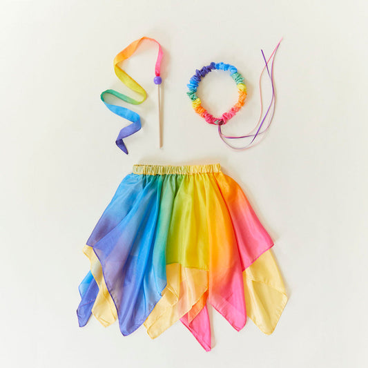 Sarah's Silks Dress-Up Set - Rainbow Prince/Princess