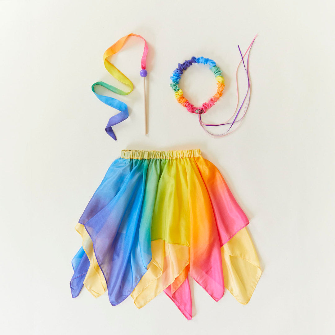 Sarah's Silks Dress-Up Set - Rainbow Prince/Princess