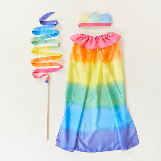 Sarah's Silks Dress-up Set - Rainbow King/Queen