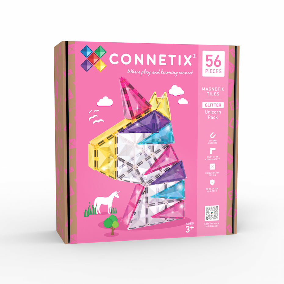 [Preorder ETA End Sept] CONNETIX Glitter Unicorn Pack 56pc