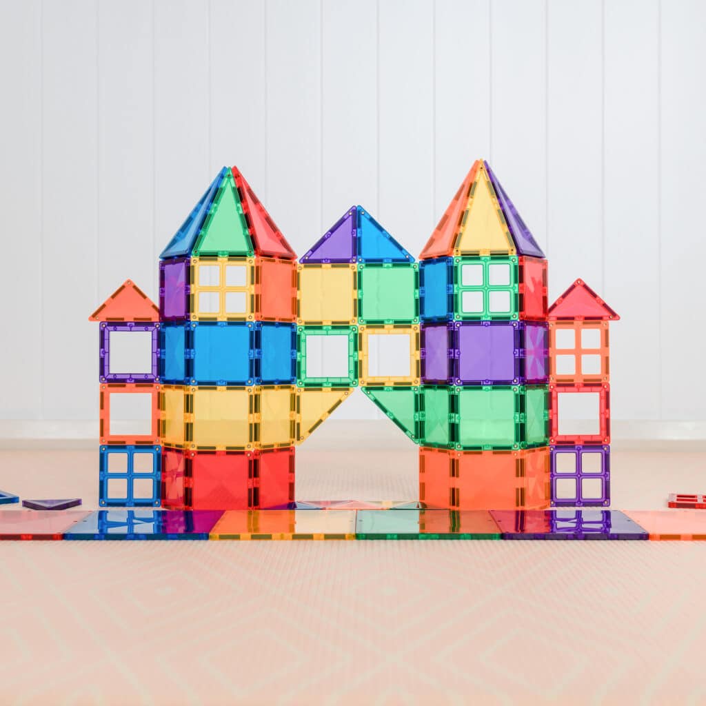 Connetix Tiles Rainbow Starter Pack 60 pc - Bueno Blocks