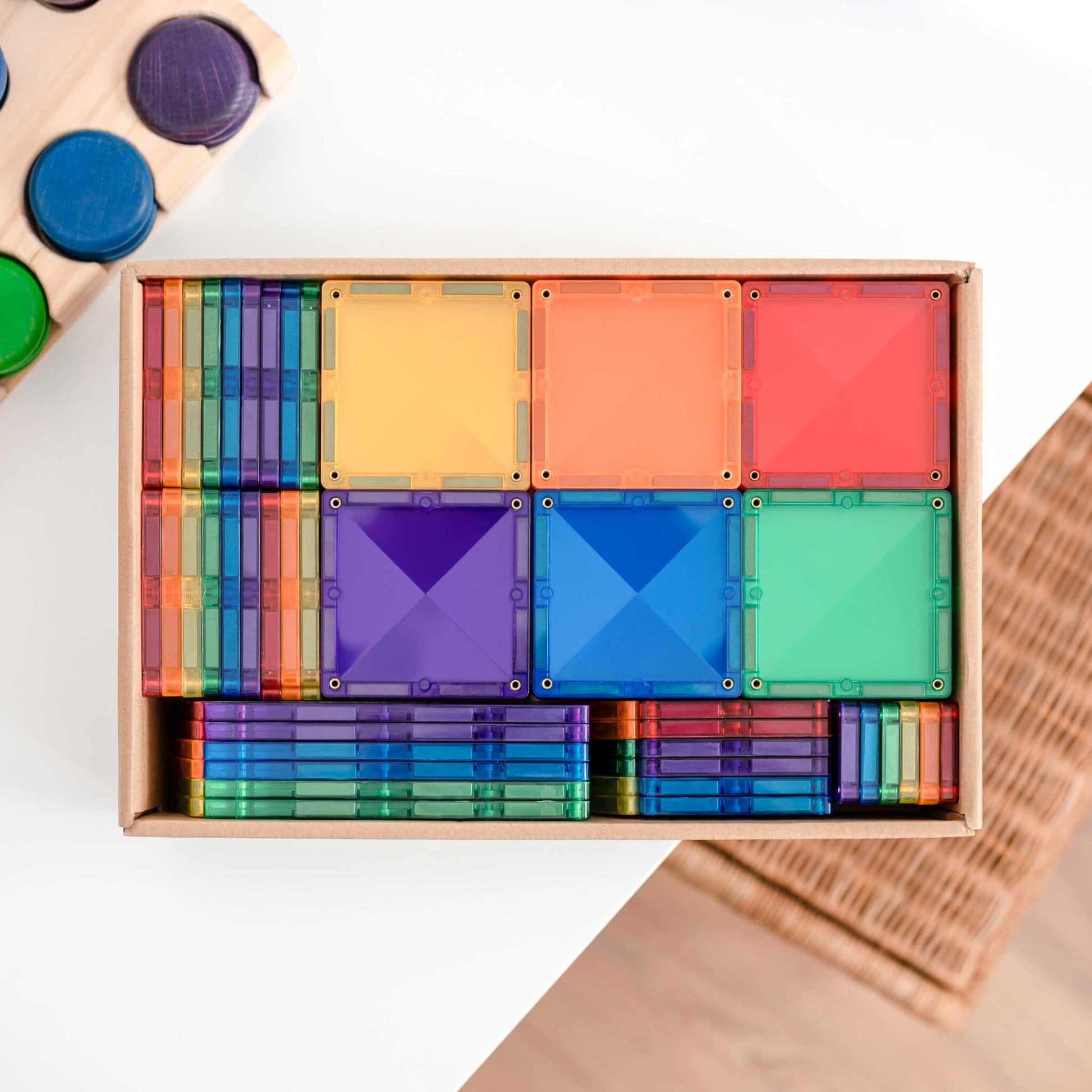 Connetix Tiles Rainbow Creative Pack 102 pc - Bueno Blocks