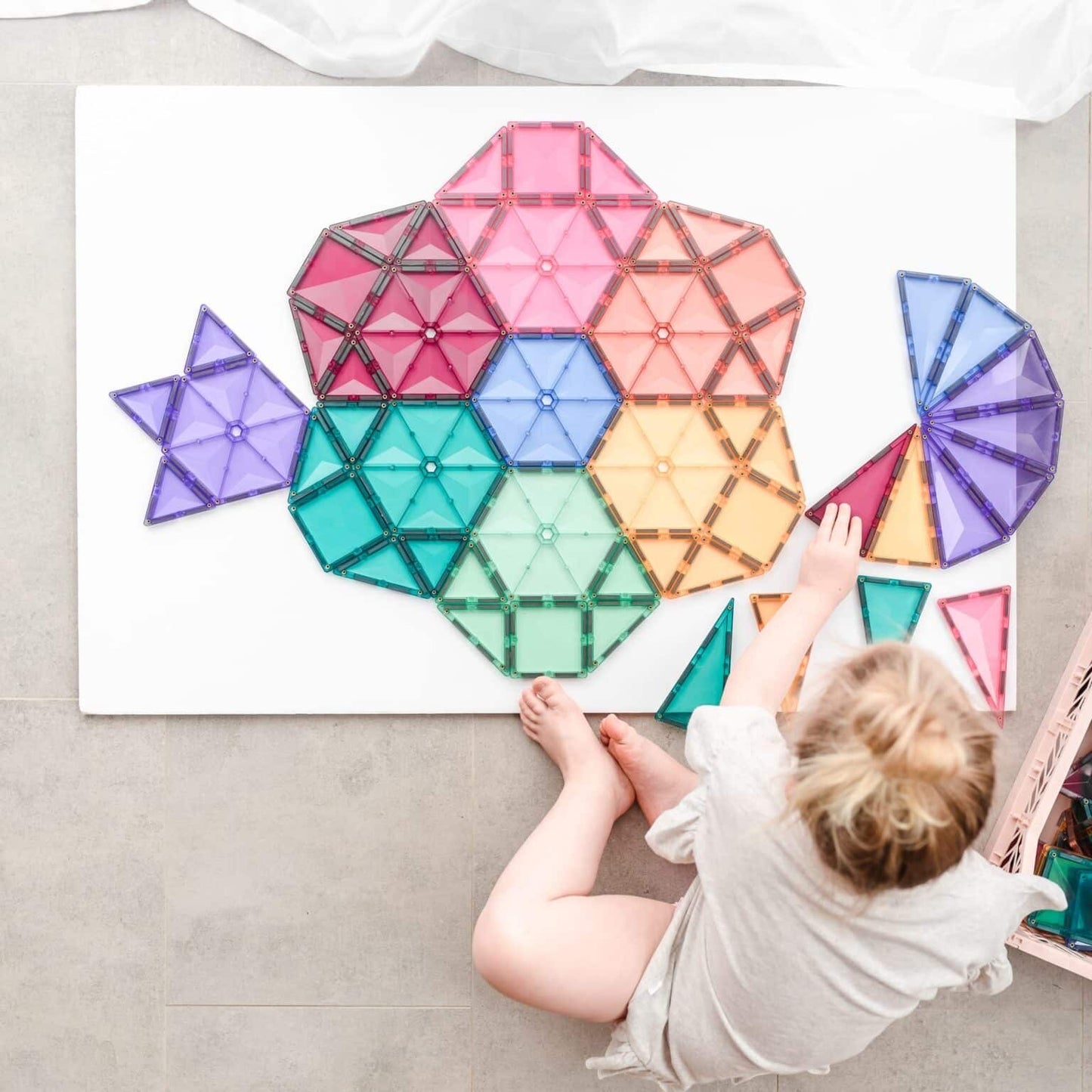 Connetix Tiles 202 Pieces Pastel Mega Pack