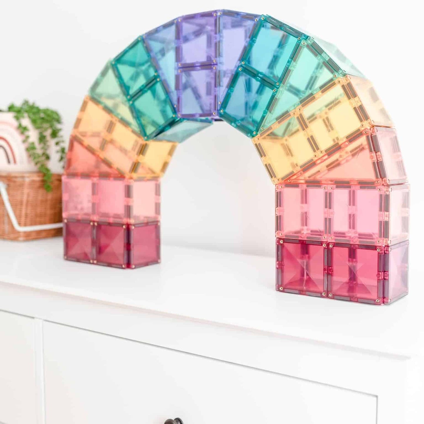 Connetix Tiles 202 Pieces Pastel Mega Pack