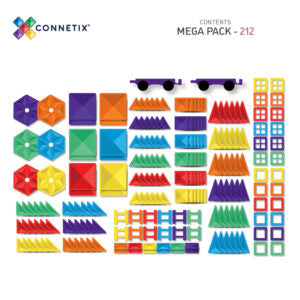 Connetix Tiles Rainbow Mega Pack 212pc
