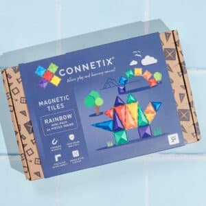 Connetix Tiles 24 Pieces Rainbow Mini Pack