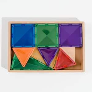 Connetix Tiles 24 Pieces Rainbow Mini Pack